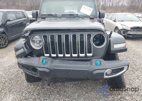 2022 Jeep Wrangler 4Xe Unlimited Sahara 4X4 из США, поврежденный, VIN 1C4JJXP68NW280968